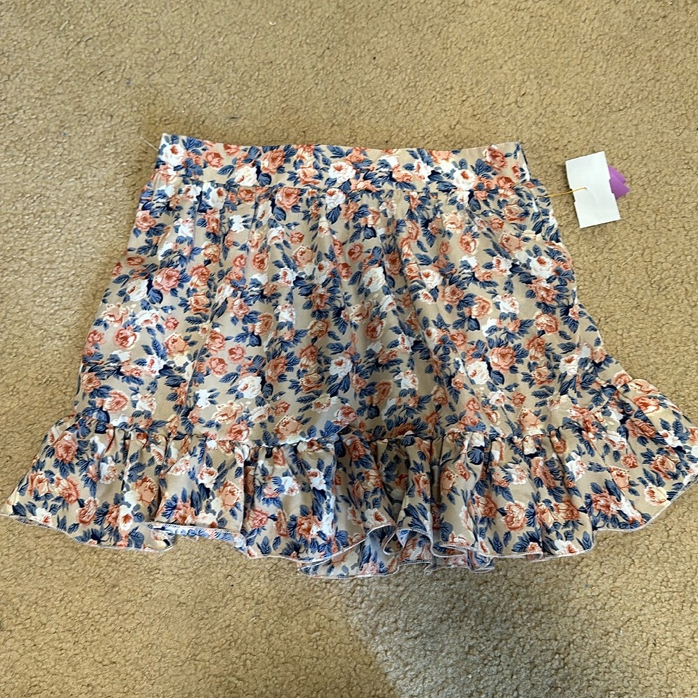 Floral print skirt - size S